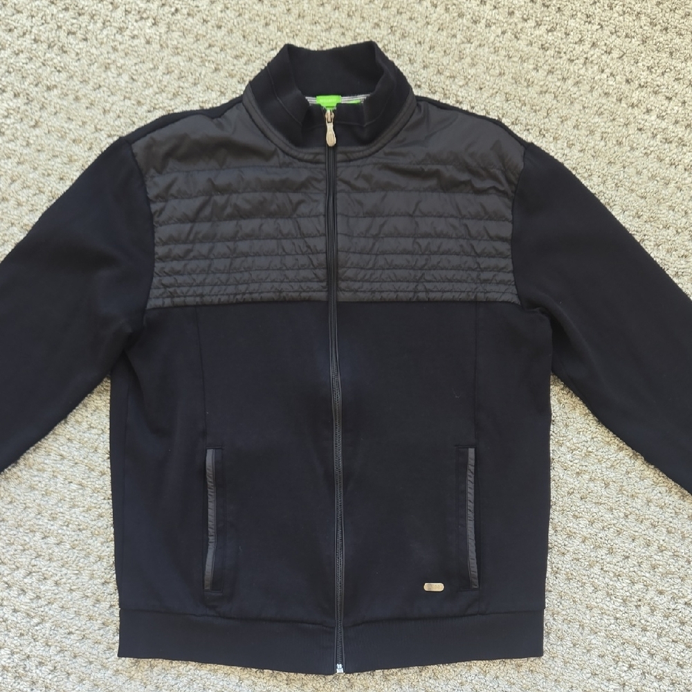 BOSS by HUGO BOSS - Black Quilted Zip-Up Jacket